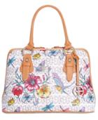 Giani Bernini Floral Signature Dome Satchel, Only At Macy's