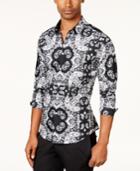 Anna Sui X Inc International Concepts Men's Black & White Paisley Shirt, Created For Macy's