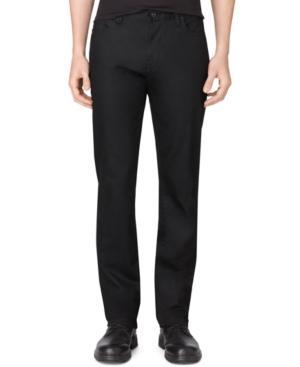Calvin Klein Stretch Black Slim-straight Fit Jeans