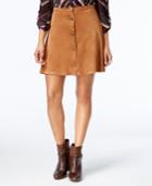 Ny Collection Petite Faux-suede A-line Skirt