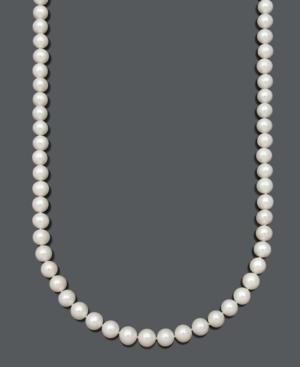 "belle De Mer Pearl Necklace, 30"" 14k Gold Aa Cultured Freshwater Pearl Strand (10-11mm)"