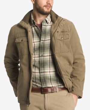 G.h. Bass & Co. Men's Zip And Snap Dual-pocket Jacket