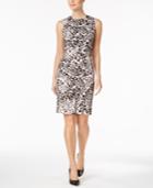 Calvin Klein Petite Leopard-print Dress