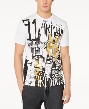 Armani Exchange Men's Graffiti Graphic Print T-shirt
