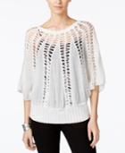 Chelsea And Theodore Ripped Cutout Blouse