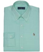 Polo Ralph Lauren Green Solid Dress Shirt