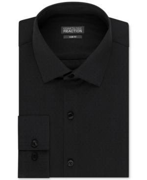 Kenneth Cole Reaction Slim-fit Dobby Solid Dress Shirt