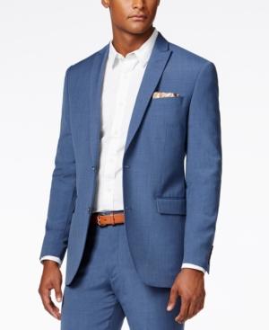 Bar Iii Men's Dusty Blue Solid Slim-fit Jacket, Only At Macy's