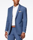 Bar Iii Men's Dusty Blue Solid Slim-fit Jacket, Only At Macy's