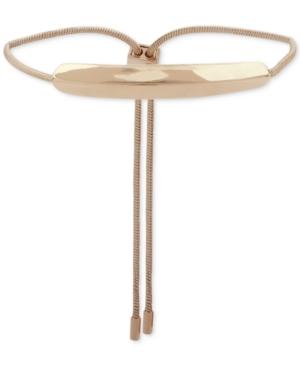 Anne Klein Gold-tone Bar Slider Bracelet