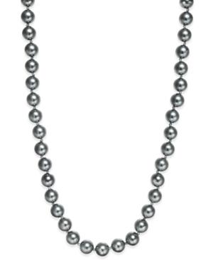 Charter Club Silver-tone Gray Imitation Pearl Strand Necklace, Only At Macy's