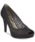 Adrianna Papell Foxy Platform Evening Pumps Women's Shoes