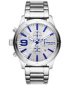 Diesel Men's Chronograph Rasp Chrono Stainless Steel Bracelet Watch 46mm