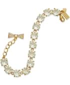 Kate Spade New York Gold-tone Round Crystal Bracelet