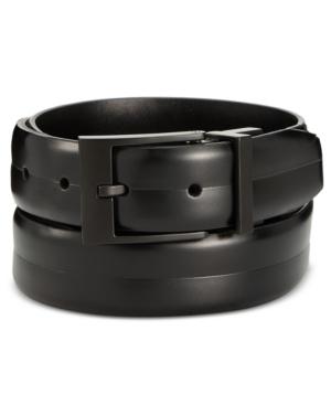 Kenneth Cole Reaction Men's Reversible Double Trapunto Dress Belt