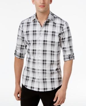 Alfani Men's Hammel Plaid Shirt, Only At Macy's