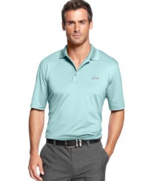 Greg Norman For Tasso Elba 5 Iron Performance Polo Golf Shirt