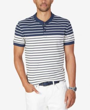 Nautica Men's Slim-fit Colorblocked Striped Henley