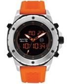 Bulova Men's Analog-digital Chronograph Marine Star Orange Silicone Strap Watch 50mm 98c118 Women's Shoes