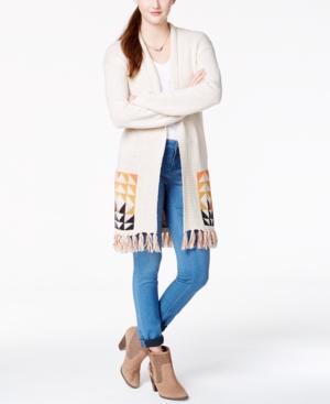 Roxy Juniors' 'near Future' Fringe Long Cardigan