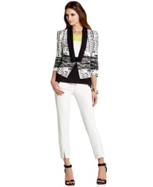 Bcbgmaxazria Jacket, Printed Blazer