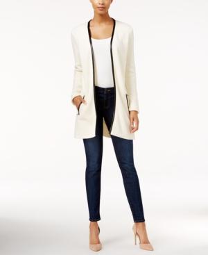 Charter Club Trimmed Cardigan, Only At Macy's