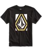 Volcom Men's Outerlock Graphic-print Logo Cotton T-shirt