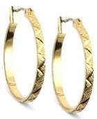 Anne Klein Gold-tone Small Hoop Earrings
