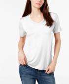 Eileen Fisher Soft V-neck T-shirt, Regular & Petite