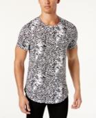 Calvin Klein Men's Drop-tail Printed T-shirt