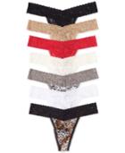 Maidenform One-size Lace Thong 40118 Women's Shoes