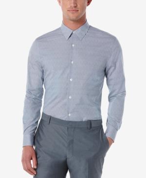 Perry Ellis Men's Mini-check And Dot Long-sleeve Shirt