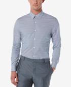 Perry Ellis Men's Mini-check And Dot Long-sleeve Shirt