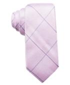 Ryan Seacrest Distinction Men's Sorrento Tonal Grid Silk Slim Tie, Created For Macy's