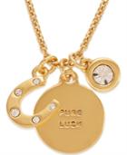 Kate Spade New York 12k Gold-plated Horseshoe Charm Pendant Necklace
