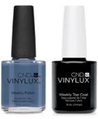 Creative Nail Design Vinylux Denim Patch Nail Polish & Top Coat (two Items), 0.5-oz, From Purebeauty Salon & Spa
