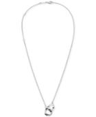 Calvin Klein Women's Beauty Interlocking Circles Stainless Steel Necklace Kj4nmn000100