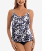 Magicsuit Chloe A Million Pieces Printed Tiered Tankini Top Women's Swimsuit