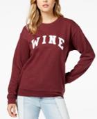 Sub Urban Riot Wine Graphic Sweatshirt
