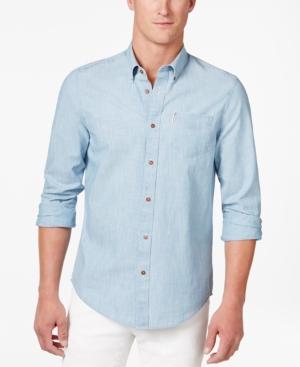 Ben Sherman Men's Backstory Chambray Cotton Shirt