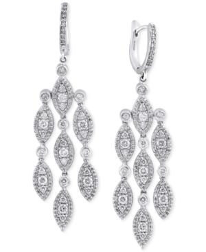 Pave Classica By Effy Diamond Chandelier Earrings (2-9/10 Ct. T.w.) In 14k White Gold