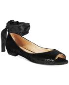Jewel Badgley Mischka Lorde Evening Flats Women's Shoes