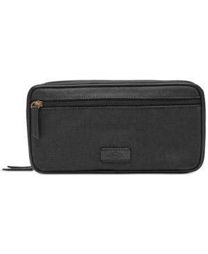 Fossil Canvas Double Zip Shave Kit