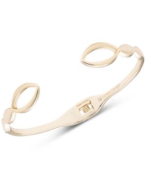 Ivanka Trump Gold-tone Openwork Hinged Bangle Bracelet