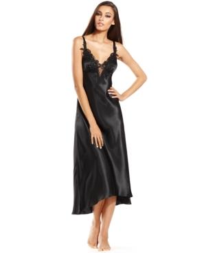 Flora By Flora Nikrooz Stella Satin Venise Trim Gown