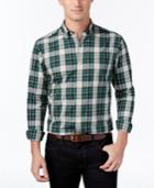 Club Room Men's Classic Fit Plaid Shirt, Only At Macy's