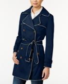 Tommy Hilfiger Two-tone Belted Trench Coat