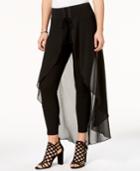 Material Girl Juniors' Solid Corset Overlay Pants, Created For Macy's