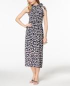 Maison Jules Printed Tie-neck Halter Dress, Created For Macy's