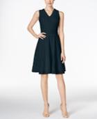 Charter Club Petite Lace Fit & Flare Dress, Only At Macy's